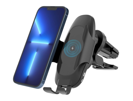 Cargador Coche Inalámbrico Fold Ultra Teléfono Ventilación Aire para Samsung CHRONUS Negro