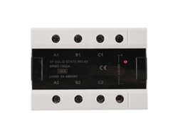 Relé De Estado Sólido Trifásico Brm3-100da 24-480 Vca 100 A Con Potenciómetro Ajustable
