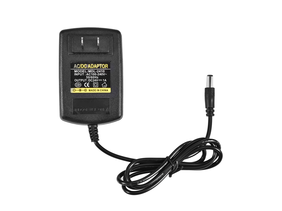 Adaptador de fuente de alimentación CC universal de 24 V y 1 A