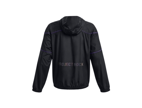 Chubasquero de Hombre para Fitness UNDER ARMOUR Project Rock Negro (XL)