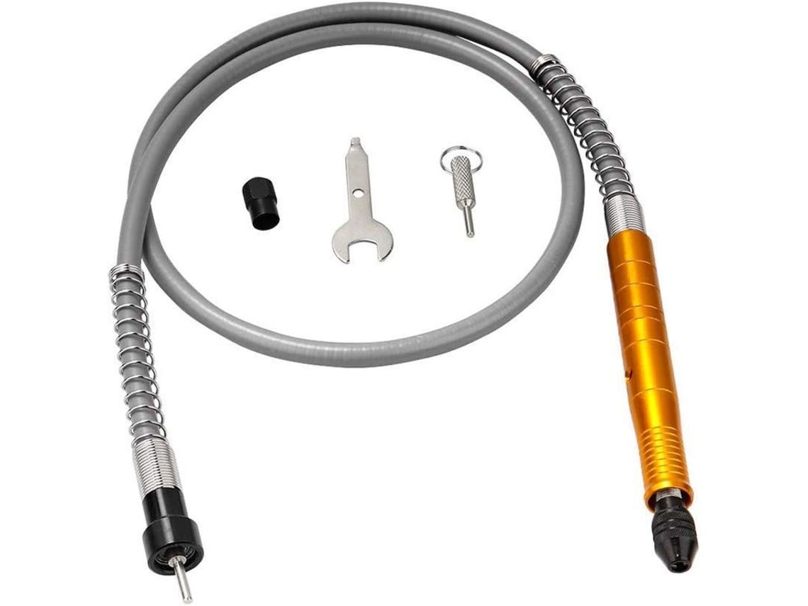 Cable De Extensión Flexible Para Taladro Eléctrico Con Portabrocas De 3 Mm (dorado)