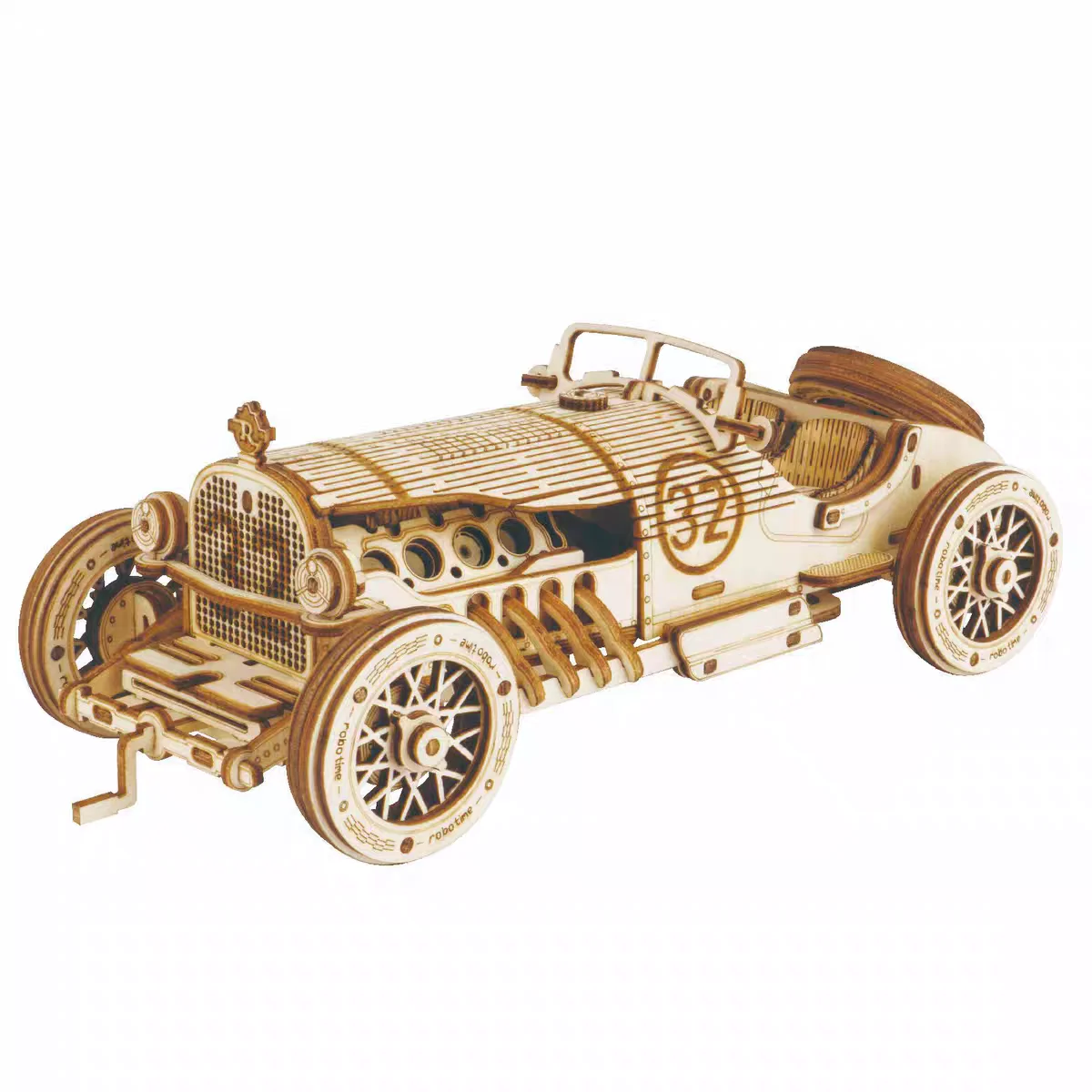 Rompecabezas De Madera 3d Para Coches, Kit De Modelo Mecánico Para Armar Para Adultos, Modelo A Escala