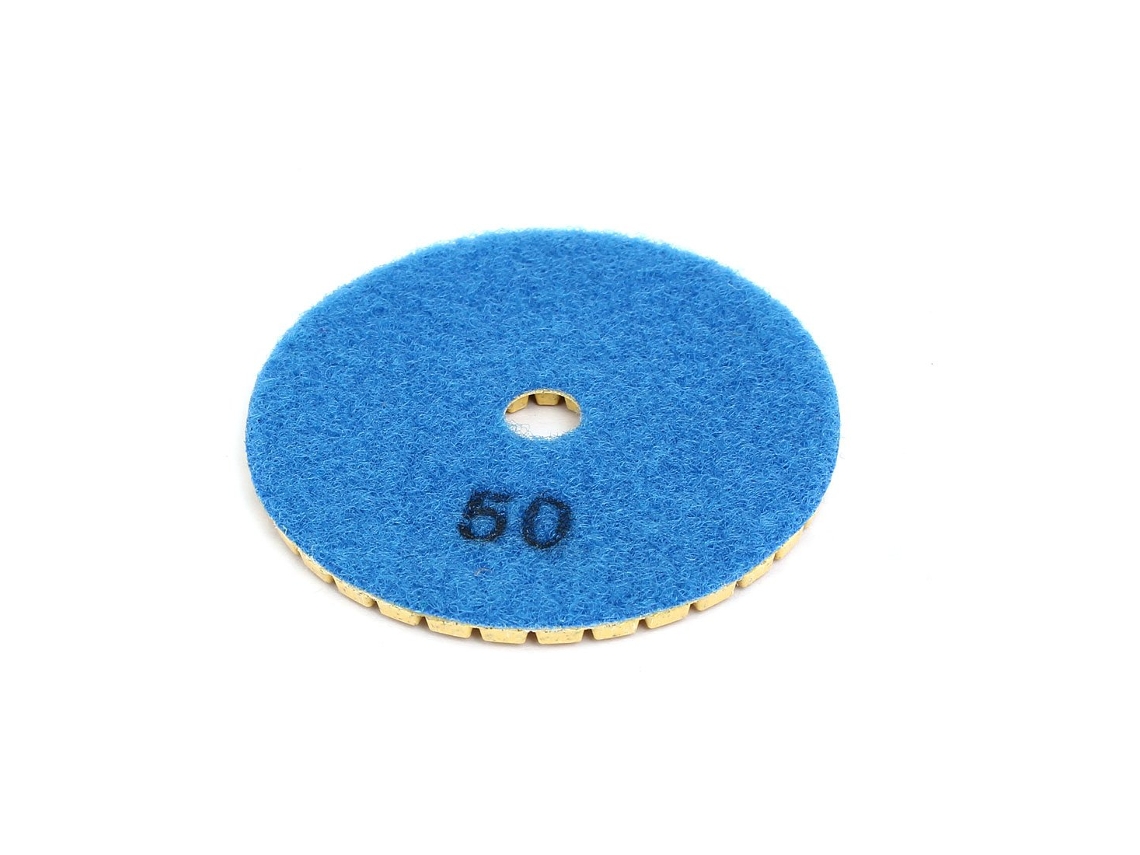 Disco De Pulido Húmedo De Diamante De 3 Pulgadas. Grano 50. Para Granito.