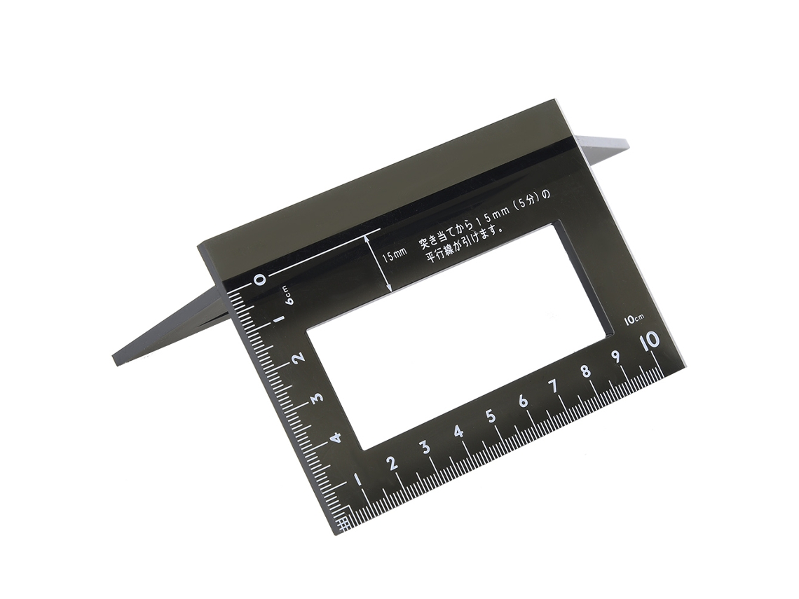 Regla Angular De 45°/90° Para Carpintería, Herramienta De Medición De Plástico De 0-17 Mm Para Marcar En Madera.