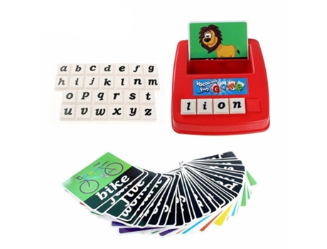 Niños Alfabeto Rompecabezas Juego Letras Inglesas Palabra Tarjeta Sin Caja de Color