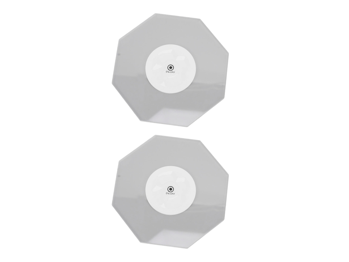 Rebe-aposento Led Transparente 3 Modos Impermeable Ip65 Acrílico Rgb Iluminado Para Fiesta 2 Unidades