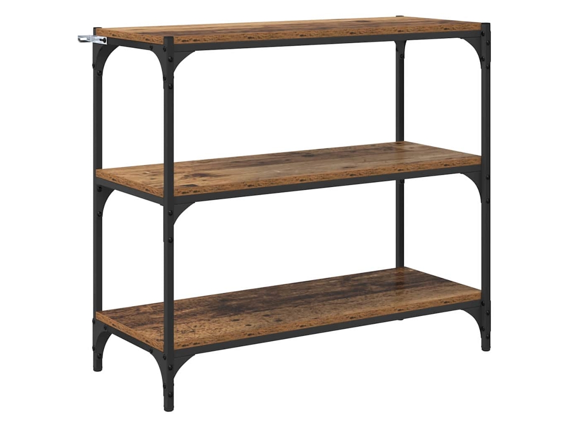 Estantería | Librería | Estante De Libros Para Libros Madera Vieja 80 X 33 X 70,5 Cm