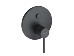 Kludi Bozz Mezclador monomando de bañera y ducha, de pared, 29 l/min, 386593976, negro mate
