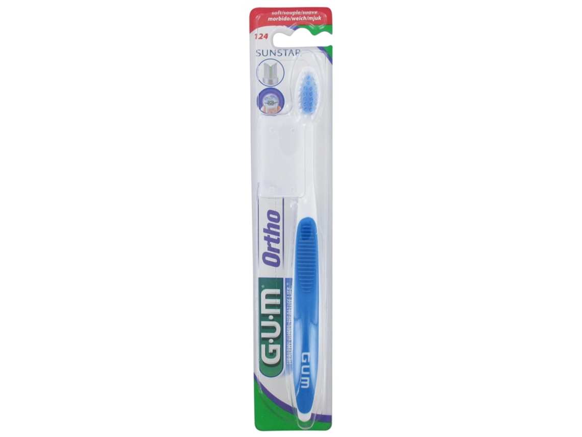 Cepillo de Dientes Ortho 124 Color: Azul GUM