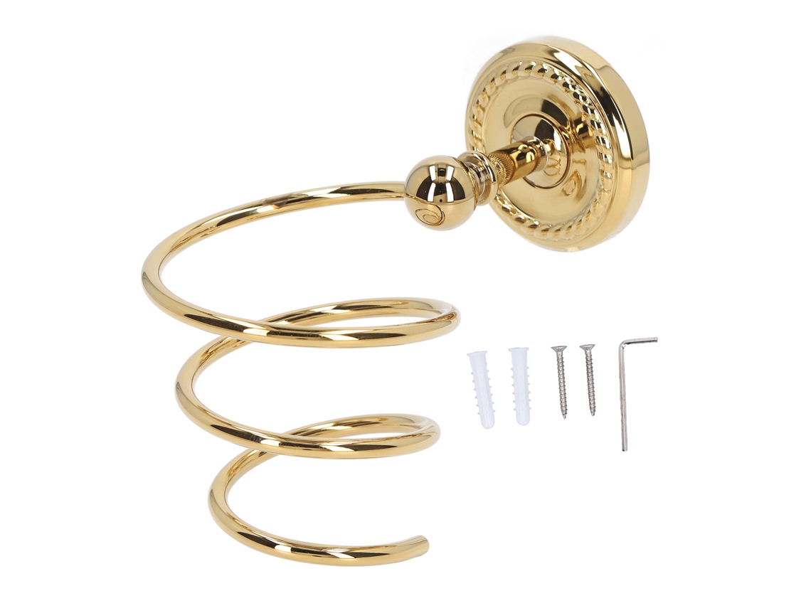 Soporte De Pared De Alta Resistencia Y Calidad Superior Para Secador De Pelo, Bonito Y Sencillo, Ideal Para El Baño O La Peluquería.