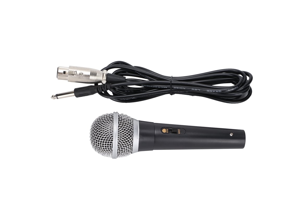 Micrófono Xlr Con Conexión De Audio Mediante Cable Xlr A 1 4 De Pulgada. Micrófono De Mano Para Karaoke, Canto Y