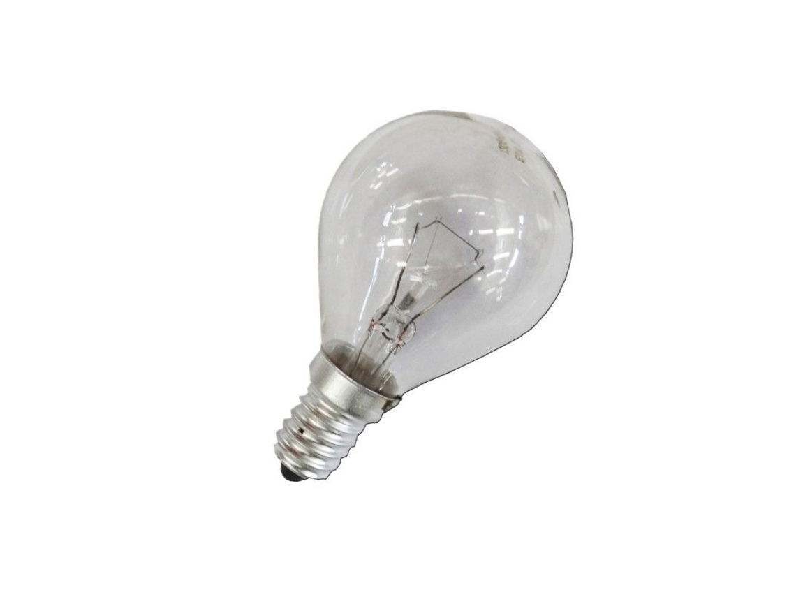 Bombilla incandescente esférica transparente de 40 W E14 para uso industrial únicamente Edm