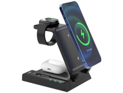 Estación de Carga Sem Rápido para iPhone 8 YIZHOOD Negro