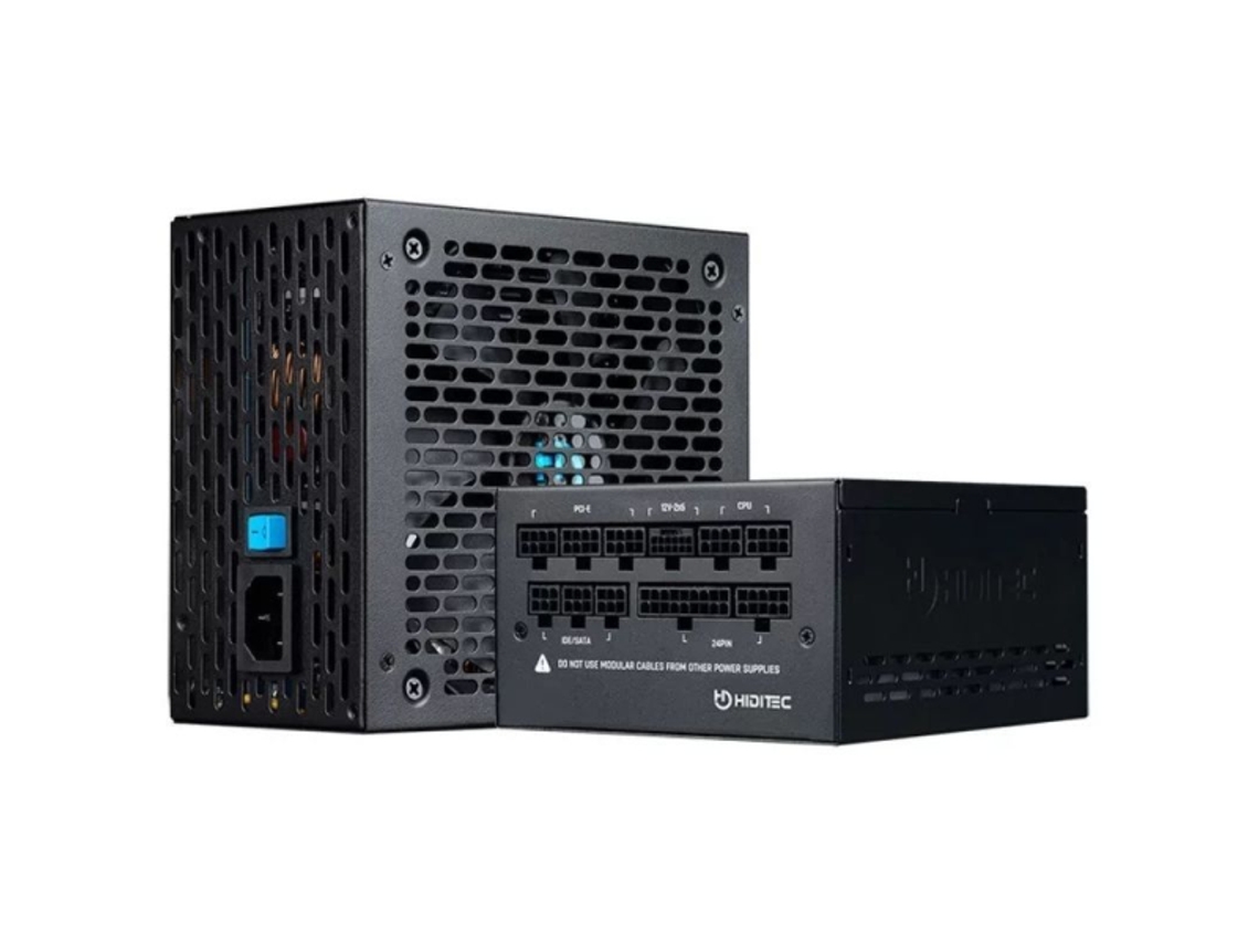 Fuente de alimentación Hiditec Gdx850 V3 850w Ventilador 14cm ATX 3.1 Pcie 5.1 80 Plu Gold