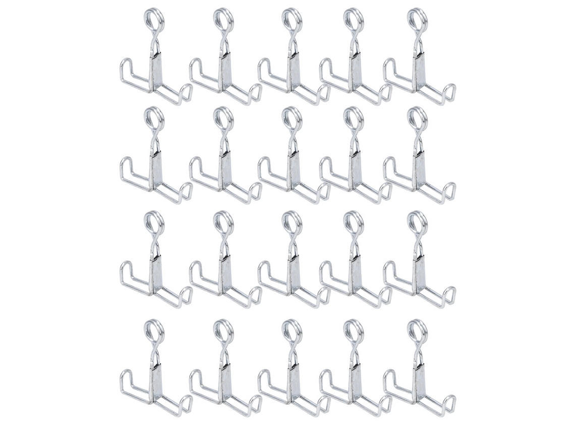 20 Abrazaderas De Acero Inoxidable Para Sellado De Tubos De Látex. Suministros De Laboratorio.
