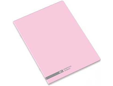 Cuaderno Engrapado AMBAR Rosa (A4 - Cuadriculado - 48 Hojas)