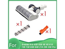 Para R10 R20 R30 T30 Aspirador De Pó Elétrico Com Cabeça De Escova Macia Para Piso Com Luz Led Contra Poeira Saisiyiky