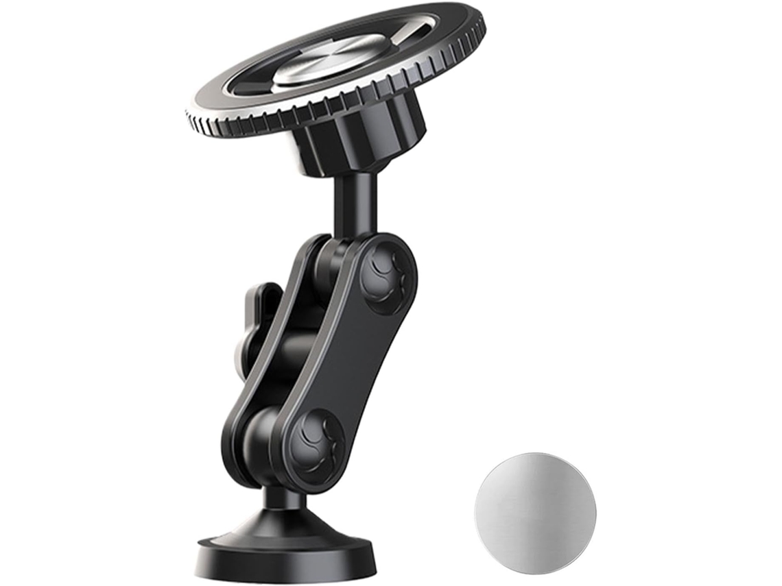 Soporte Magnético Doble, Agarre Giratorio De 360° Para Teléfono, Aluminio, Para Gimnasio, Cocina.