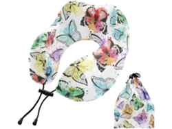 Almohada Viaje Dormir Aviones, Espuma Viscoelástica Poliéster Viscoelástica. Fácilmente Soporte Fácil