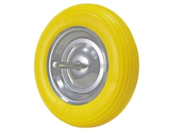 Rueda Carretilla Obra Maciza Llanta Metalica WOLFPACK LINEA PROFESIONAL