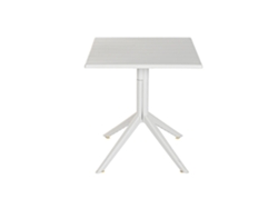Mesa Metal Pp Reciclado Gris 70x70x75cm