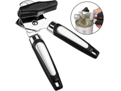 Abrelatas Manual Multifuncional De Acero Inoxidable Para Cocina Con Mango Antideslizante.