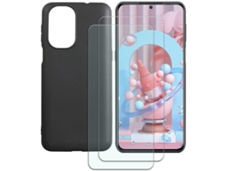 Conjunto de Protectores de Pantalla Protetora Antiarranhões Fosco para Ulefone Note 13P HONGWE. Negro (2un)