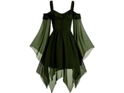 Vestido De Fiesta Gótico Renacentista Sexy, Con Hombros Descubiertos, Talla Grande, Para Halloween Steampunk.