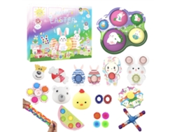 Calendario De Pascua Con Cuenta Regresiva, Juguete Educativo Para Armar, Regalo Para Aliviar El Estrés Para Niños.