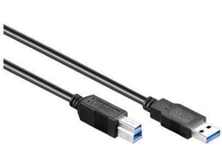 Cable USB ALCASA (USB - 5 m - Negro)