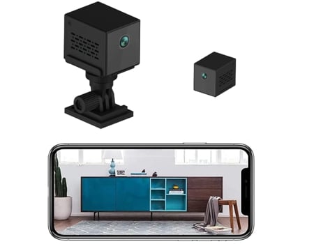 Cámara de seguridad WiFi interior, cámara de vigilancia inalámbrica HD 1080P con audio, cámara de movimiento interior con aplicación para el hogar ...