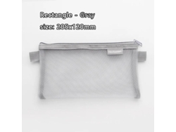 (gris) Estilo Simple Y Lindo, Estuche Para Lápices, Útiles Escolares, Bolso De Oficina, Bolsa De Almacenamiento.