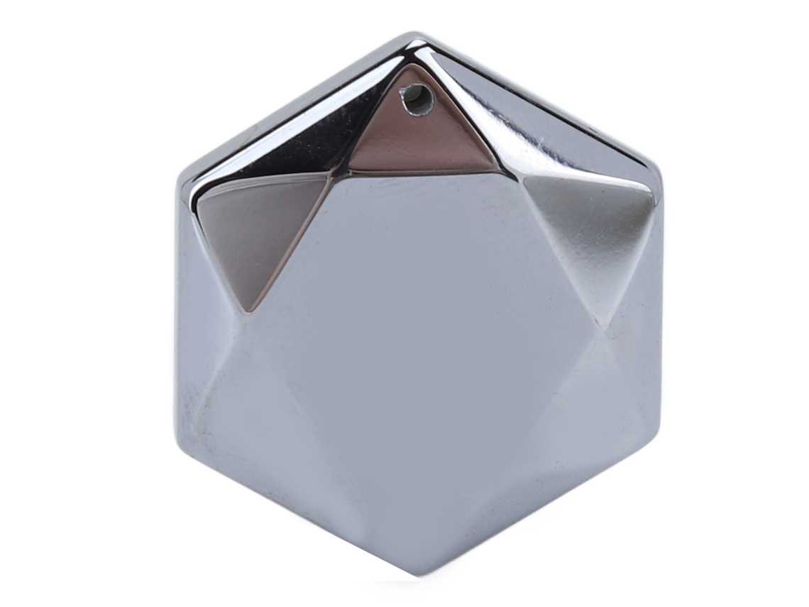 Colgante de piedra de energía natural de terahercios con hexagrama, collar sencillo y moderno, amuleto para hombres y mujeres Laopipfu