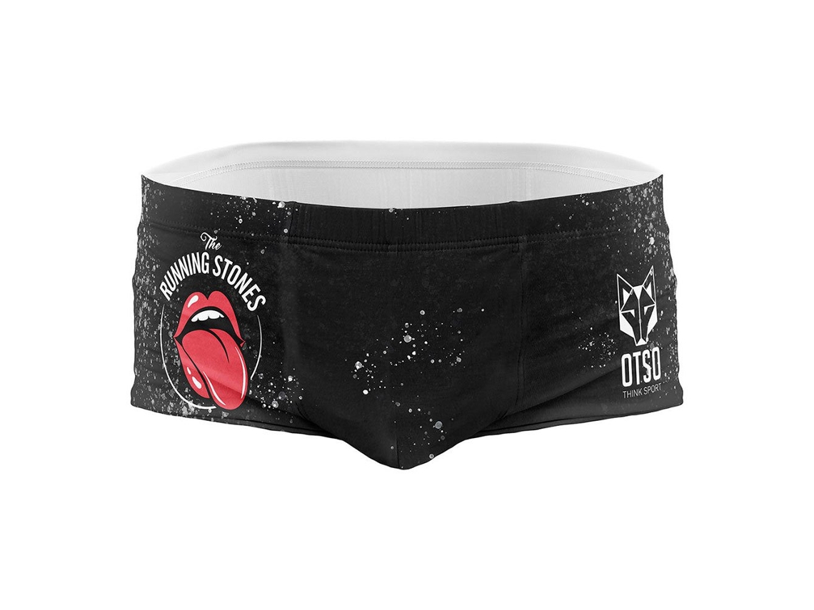 Boxer Running Stones Preto L Homemotso