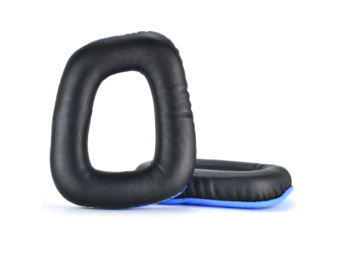 Almohadillas de PU para Logitech G35 G930 G430 F450 G331 G231 G431 G432 Negro Azul