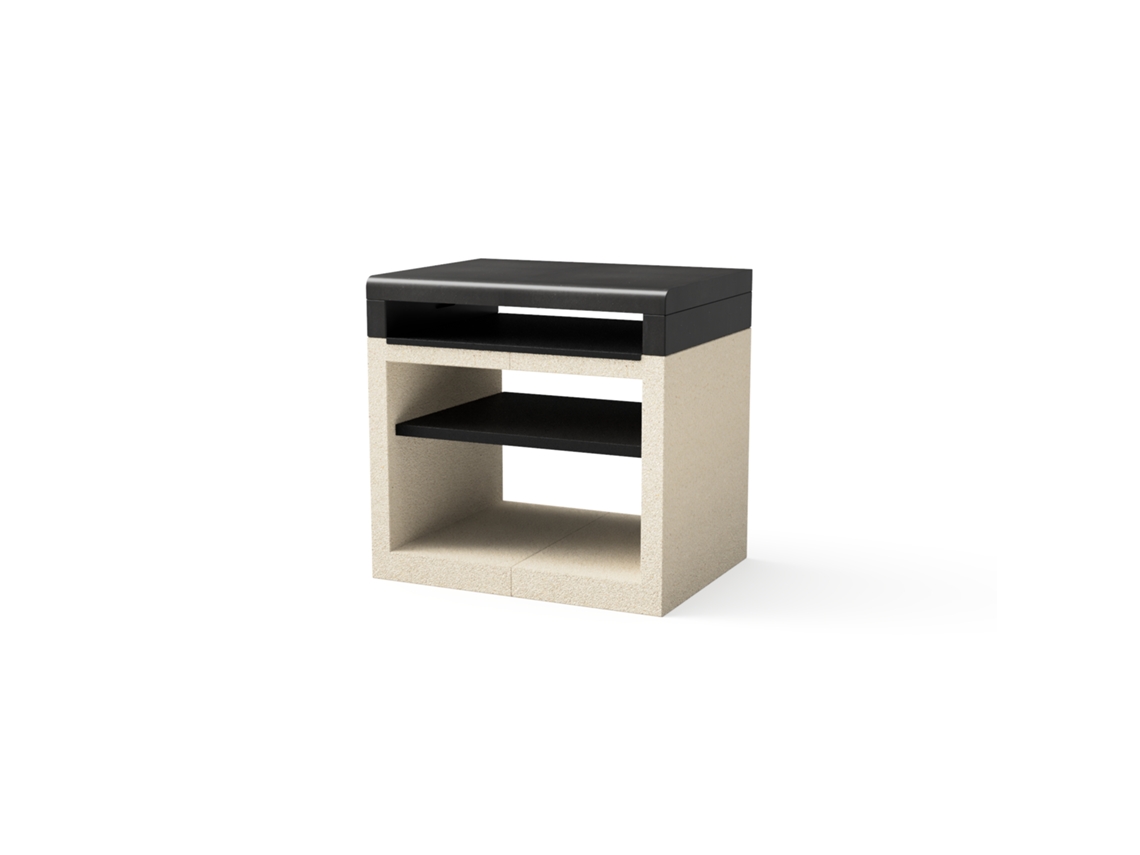Modulo 84 para Barbacoa TUOZI Kitaway (Blanco, Negro - 84x63x81cm)