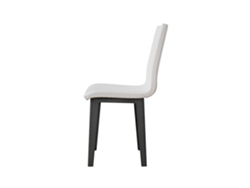 Cadeira Armida com Almofada de Pernas Antracite Branco 01
