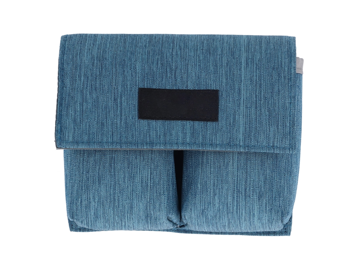 Bolsa Para Baterías De Drone Con 2 Bolsillos Funda Protectora Portátil Para Cámara Exterior Azul