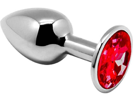 Mini Plug Anal ALIVE de Metal (Talla: L - Rojo)