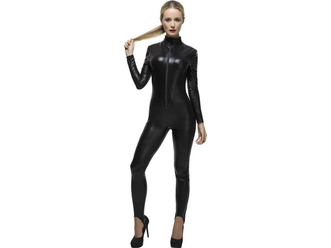 Disfraz de Mujer DISFRAZZES Mono Negro Serie Fever (Talla: XS - 32/34)