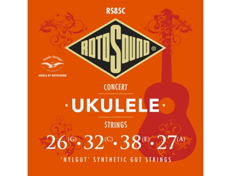 Rotosound rs85c nylgut concert ukulele strings