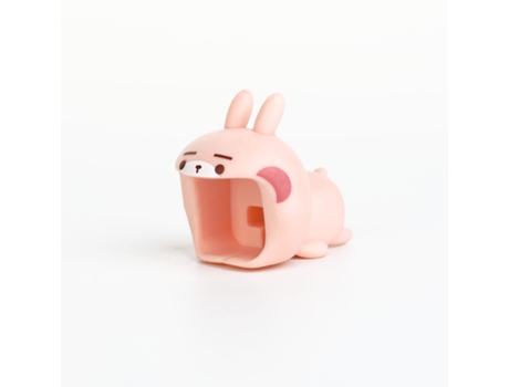 Kawaii one piece anime usb kabel charger plug bite protector untuk apple 5w charger model luffy chopper aksesoris mainan anak-anak