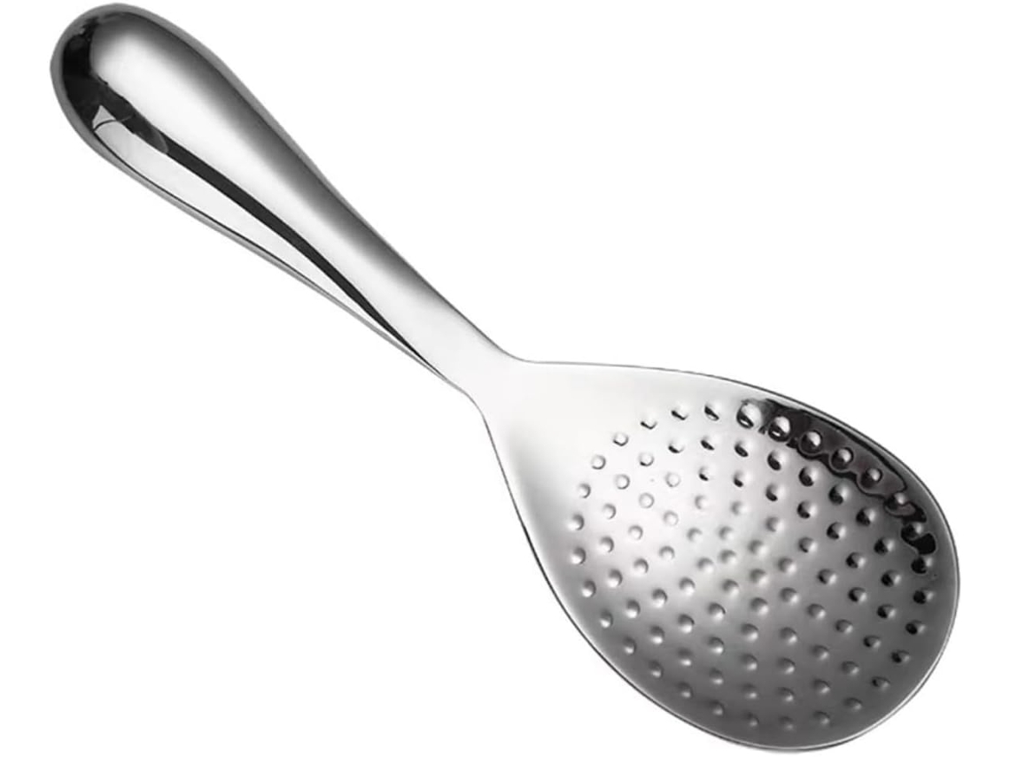Cuchara De Arroz Acero Inoxidable, Con Revestimiento