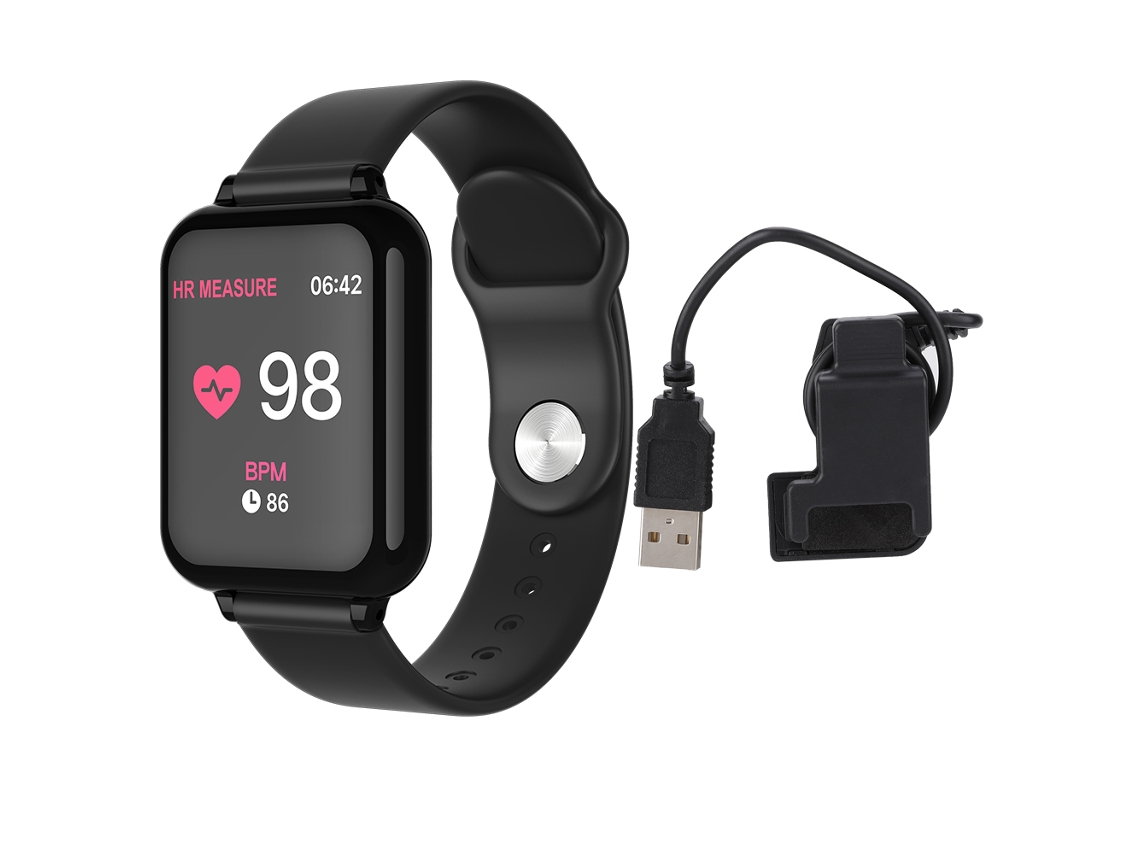Pulsera inteligente con monitor de presión arterial y frecuencia cardíaca