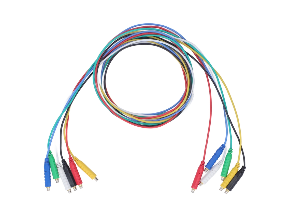 Cables De Prueba Magnéticos Silicona Flexibles 6pcs Jumper 30v 5a 20awg
