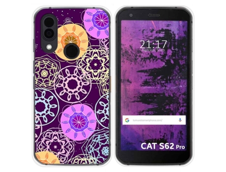Carcasa CAT S62 Pro TUMUNDOSMARTPHONE Dibujos Multicolor