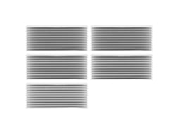 Veloriskku - 5 piezas de disipador de calor de aluminio para refrigeración de placas PCB de CPU, 40x20x100 mm