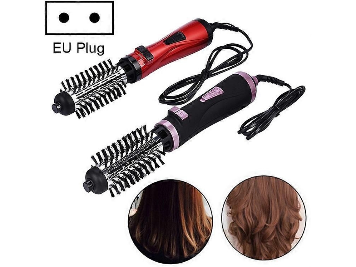 Cepillo secador de pelo eléctrico profesional GOKOCO con rotación de 360 ​​grados y peine para peinar.