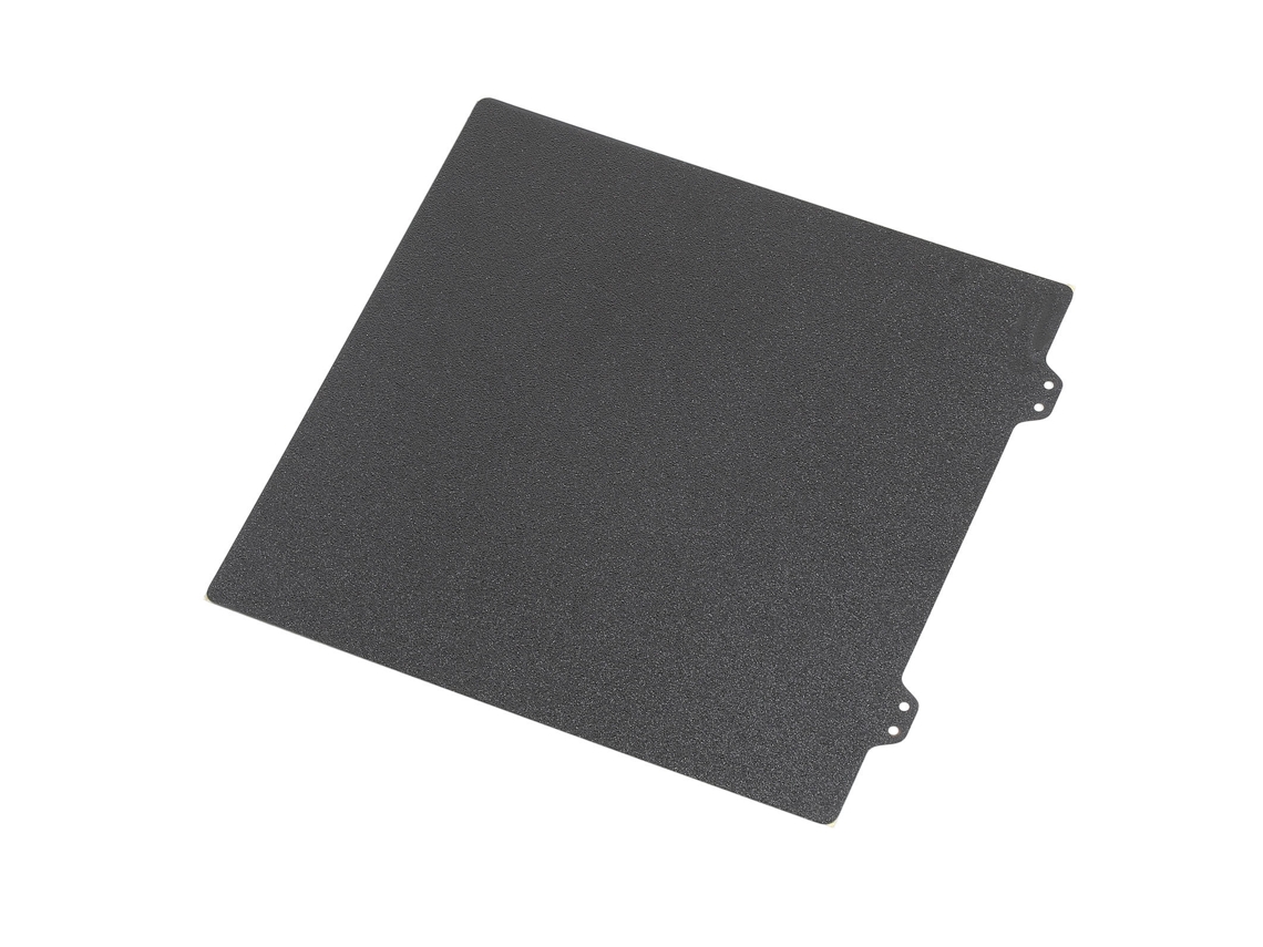 Lamina De Acero Resorte Pei De 2 Lados (texturizada Y Lisa) Para Impresora 3d Ender-3 3pro 235mm Negro