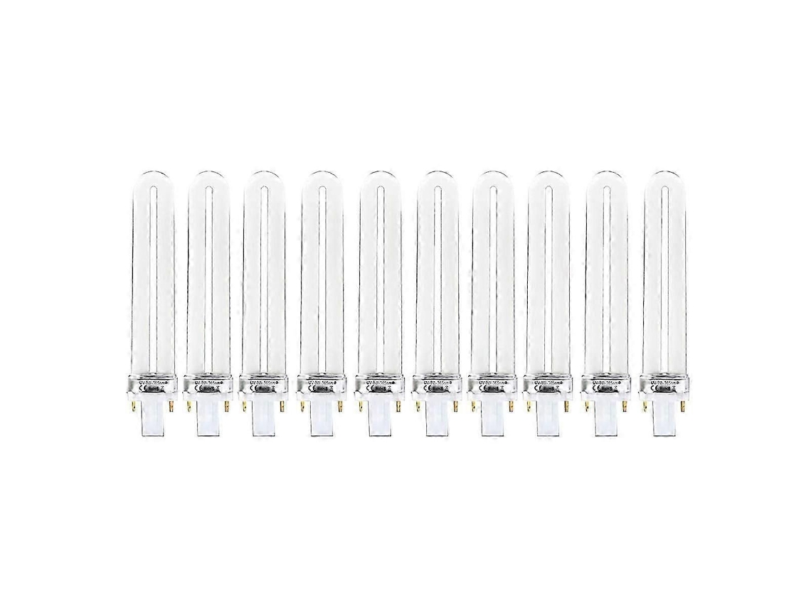 10 unidades de bombillas de tubo para máquina de uñas UV de 9 W y 365 nm GOKOCO